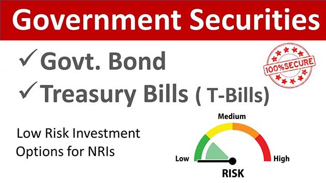 NRI Investment in Govt Securities (G-secs, Treasury Bills)
