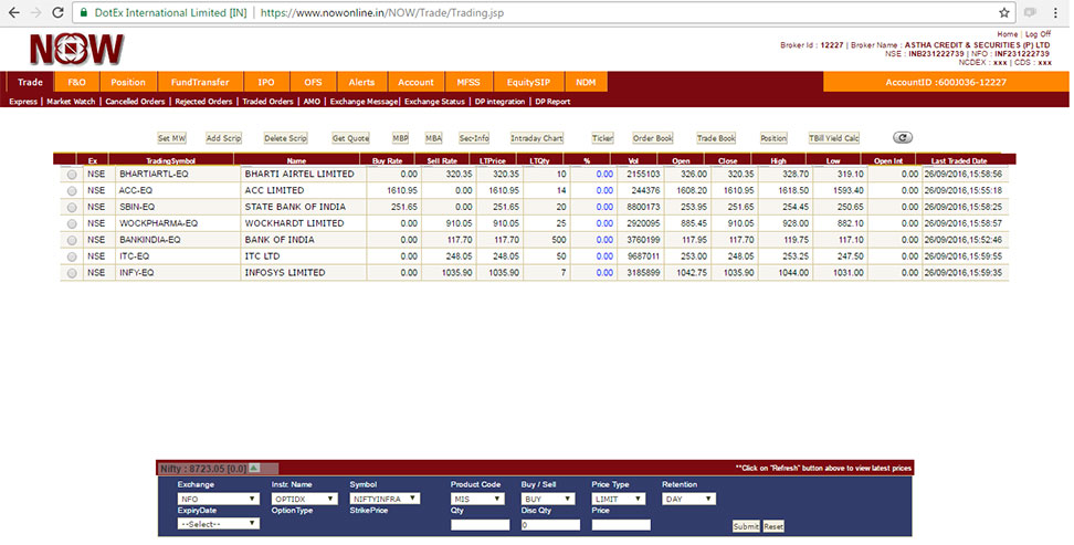 NSE NOW Platform Features