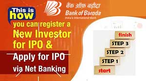 Bank of Baroda Online IPO Application Guide