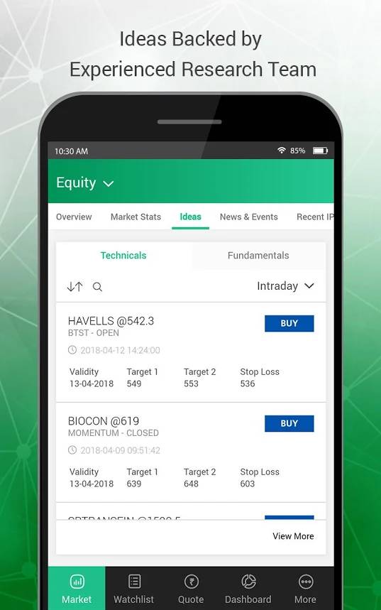indiabulls mobile trading app
