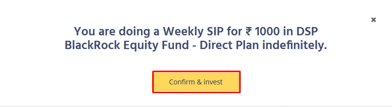 Zerodha Coin Web - Step 3 to SIP Mutual Funds