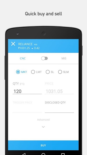 Zerodha Mobile App Kite Demo 2
