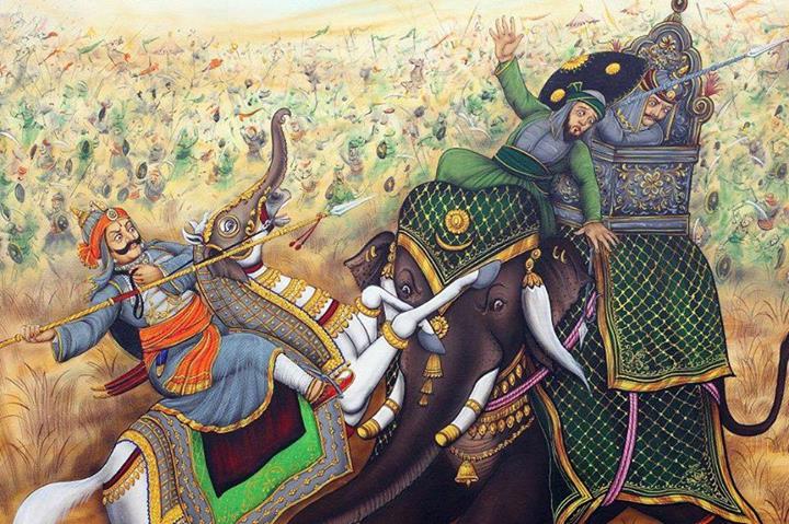 Maharana Pratap in Battle of Haldighati