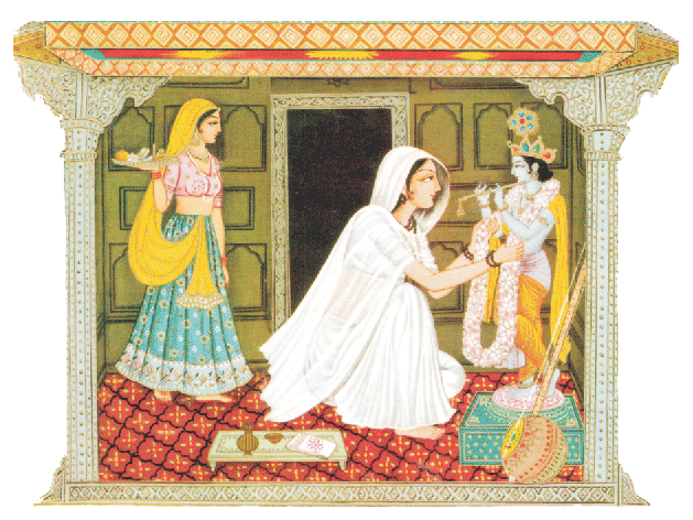 Mira & Lord Krishna